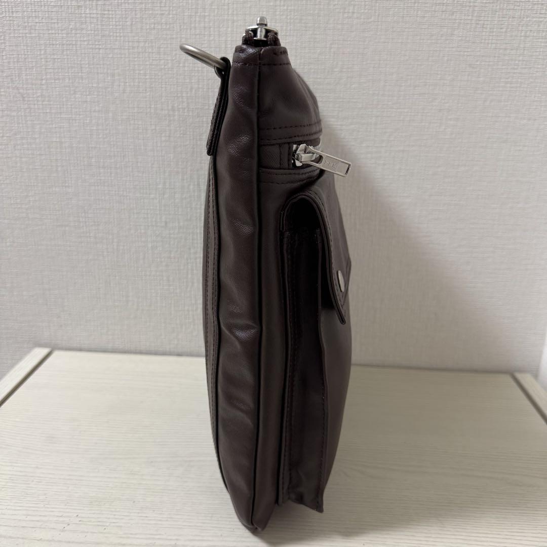 【新品同様】PORTER ポーター フリースタイル　ショルダーバッグ　ブラウン