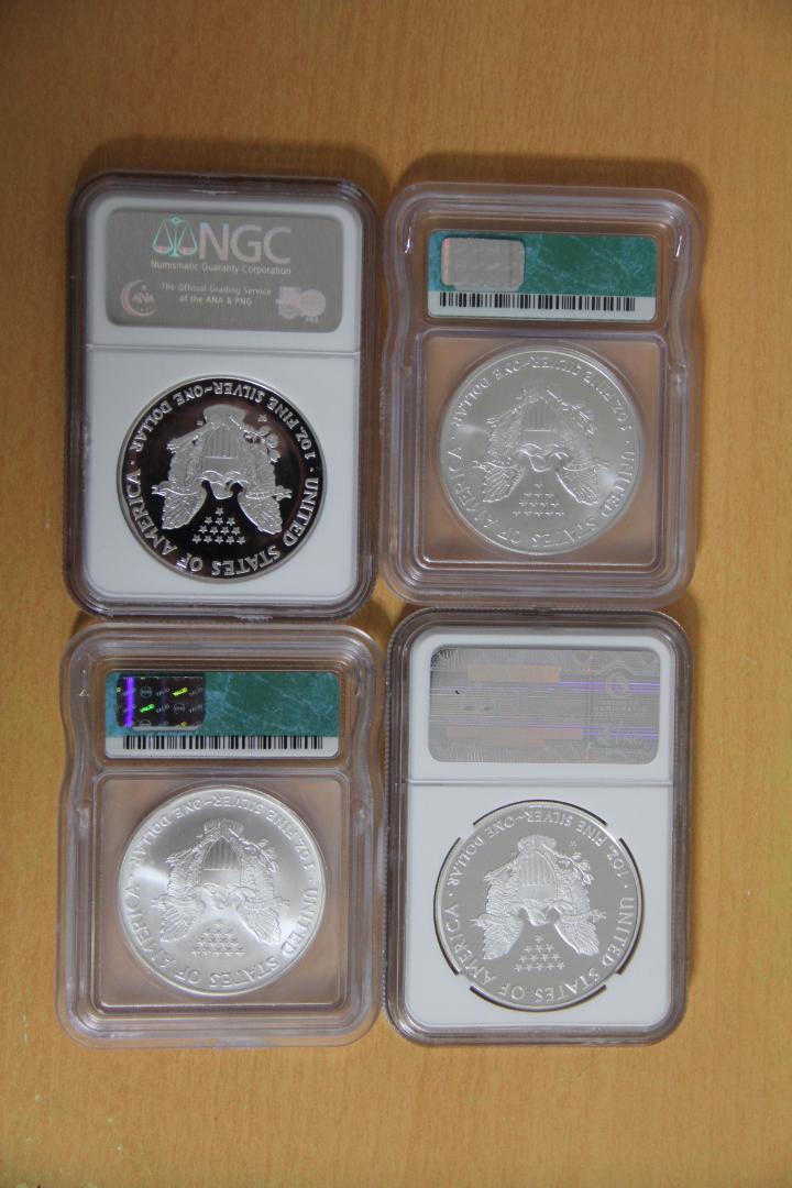 アメリカンイーグル銀貨 PF70 MS70　美品