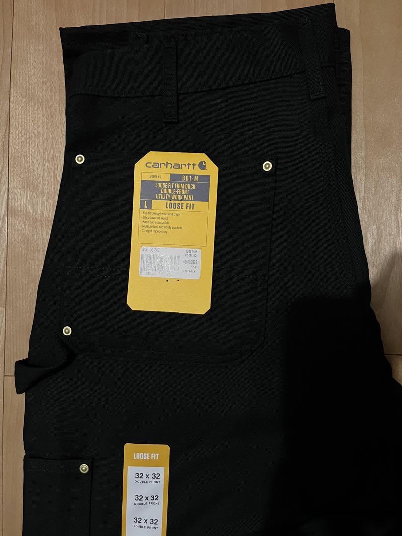 新品 USA製 カーハート ダブルニー ブラック W32L32 ゴールデンサイズ USA製デッドストック カーハート Carhartt W32L32 ダブルニー
