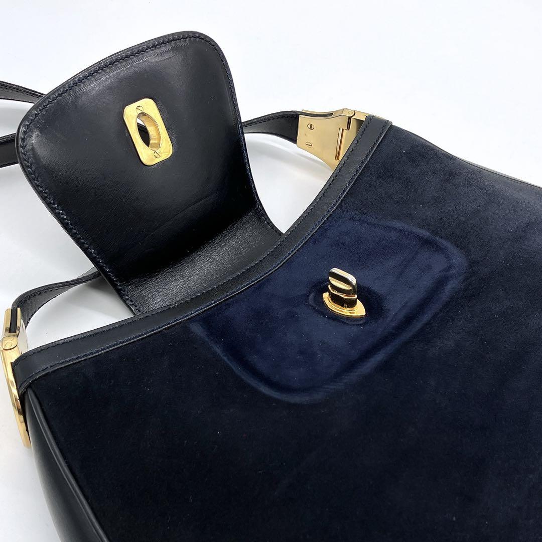 GUCCI 【美品】グッチ オフィディア スウェード ブラック 524532