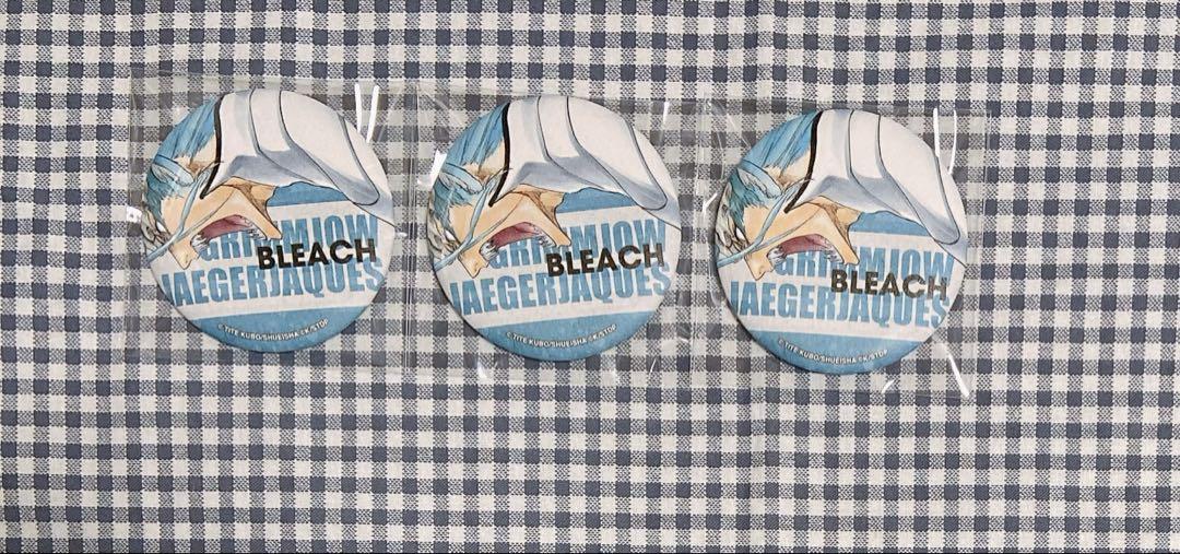 BLEACH 中外　グリムジョー　缶バッジ　和紙風缶バッジ　3点