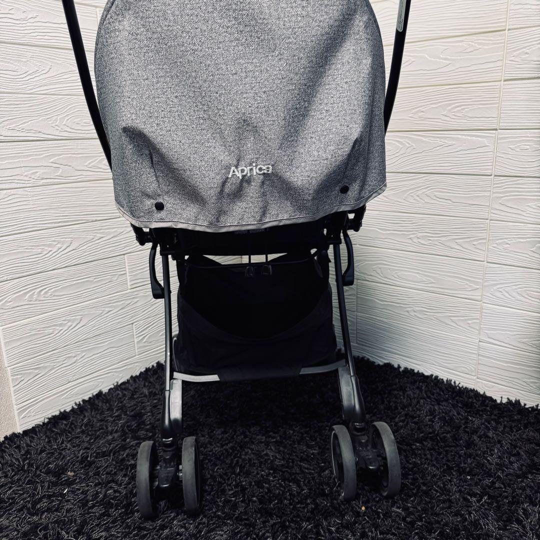 美品 アップリカ ラクーナクッション 両対面タイプ ハンドルレザー