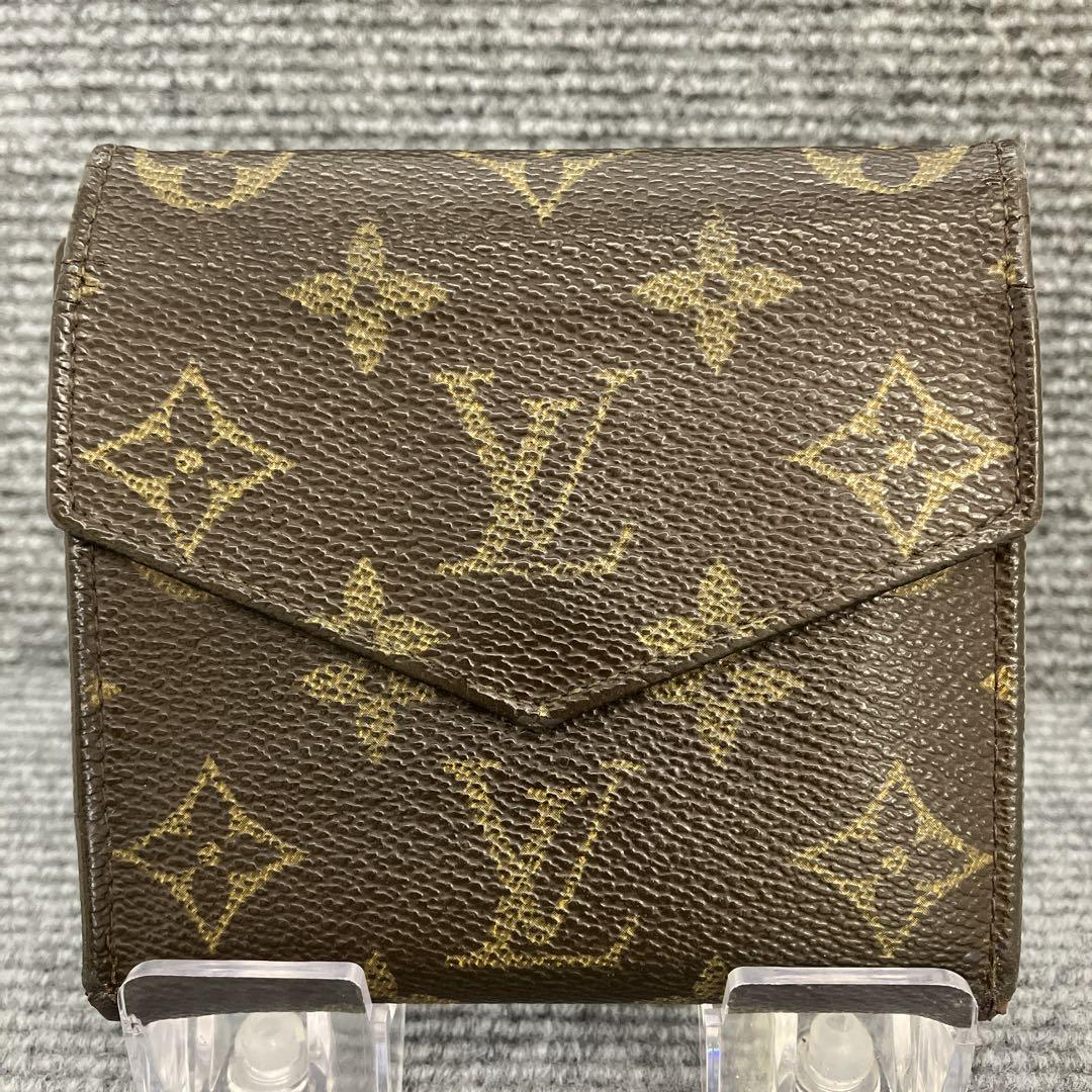 Louis Vuitton ルイヴィトン 折り財布 Wホック モノグラム 678