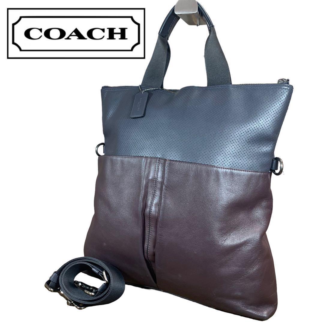COACH コーチ トートバッグ 2way ショルダー レザー F57569