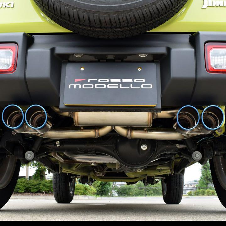 ジムニーロッソモデロ4本マフラー車検対応