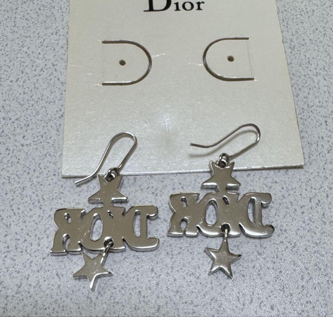 DIOR ディオール　ロゴ　星　ピアス　アンティーク