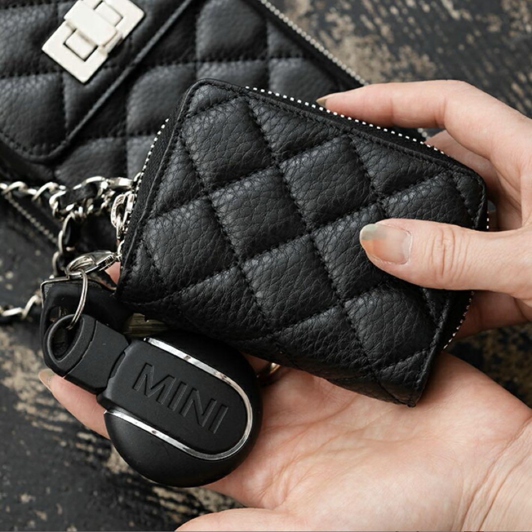 【ORNELLA/オルネラ】キルティングスマートキー＆カードケース 財布