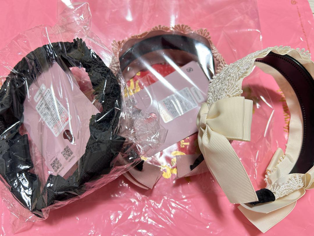 青木美沙子　カチューシャ　3点セット
