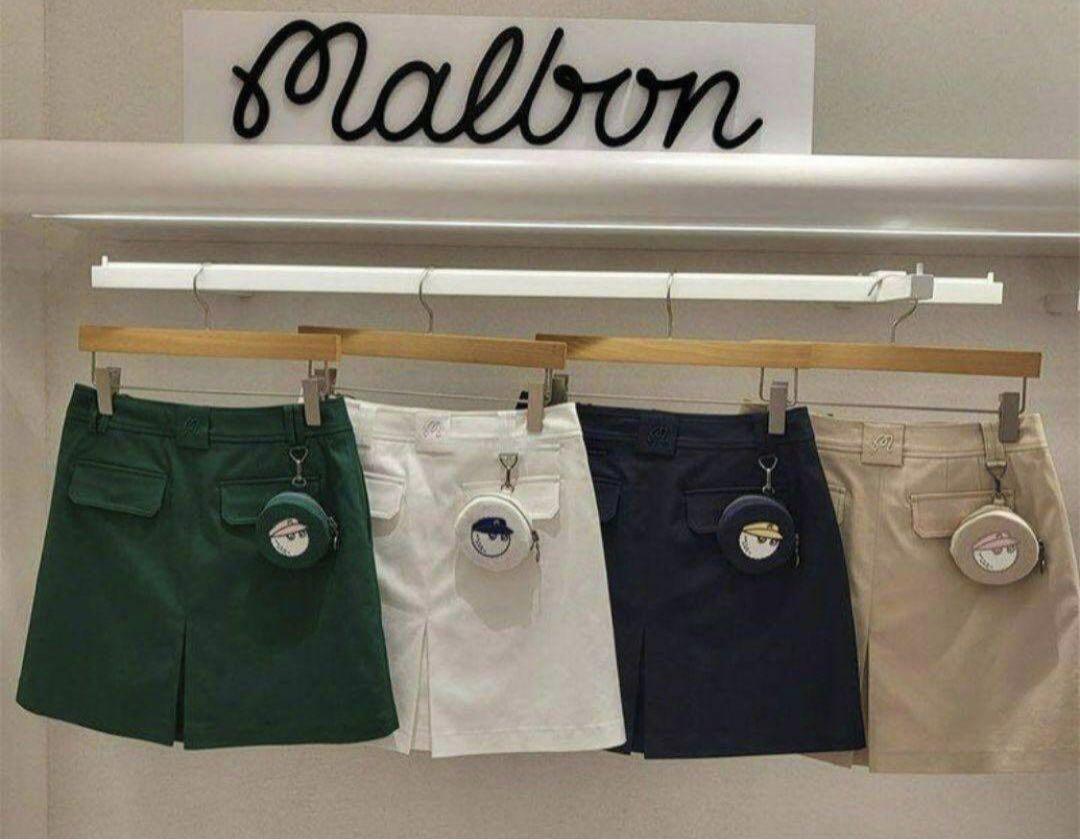 25マルボンゴルフ malbon ゴルフウェア レディース スカート 春