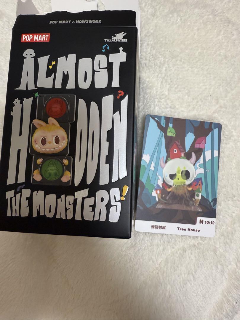 THE MONSTERS Almost Hidden 未開封 POP MART THE MONSTERS Almost Hidden 未開封 - メルカリ