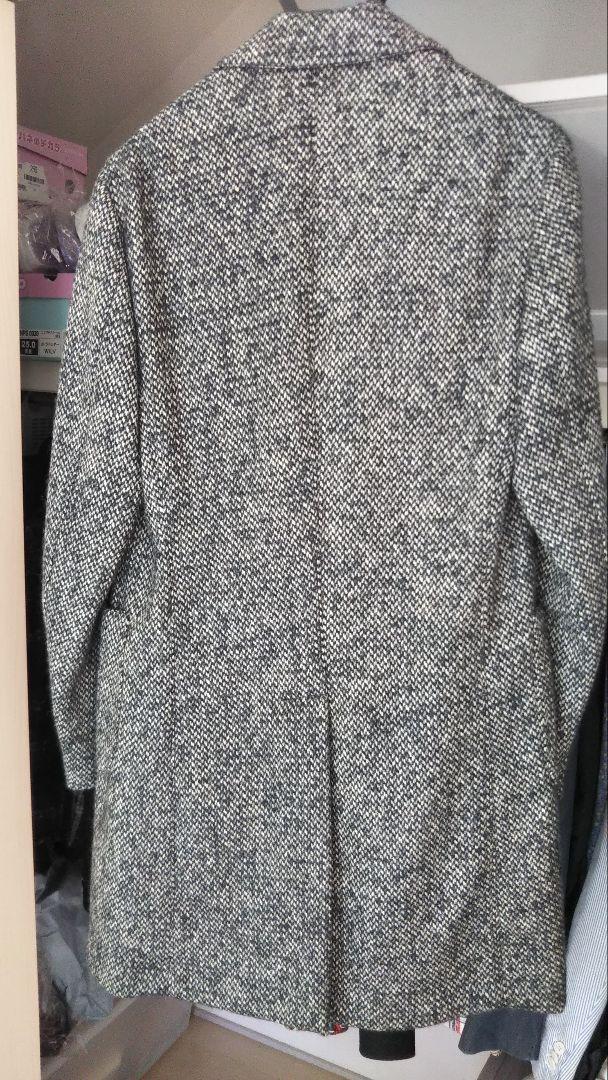 LARDINI ツイード チェスターコート サイズ48