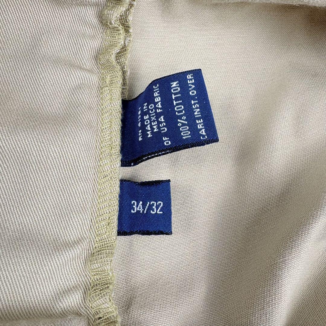 ポロバイラルフローレン 2タック チノパン 34/32 メキシコ製