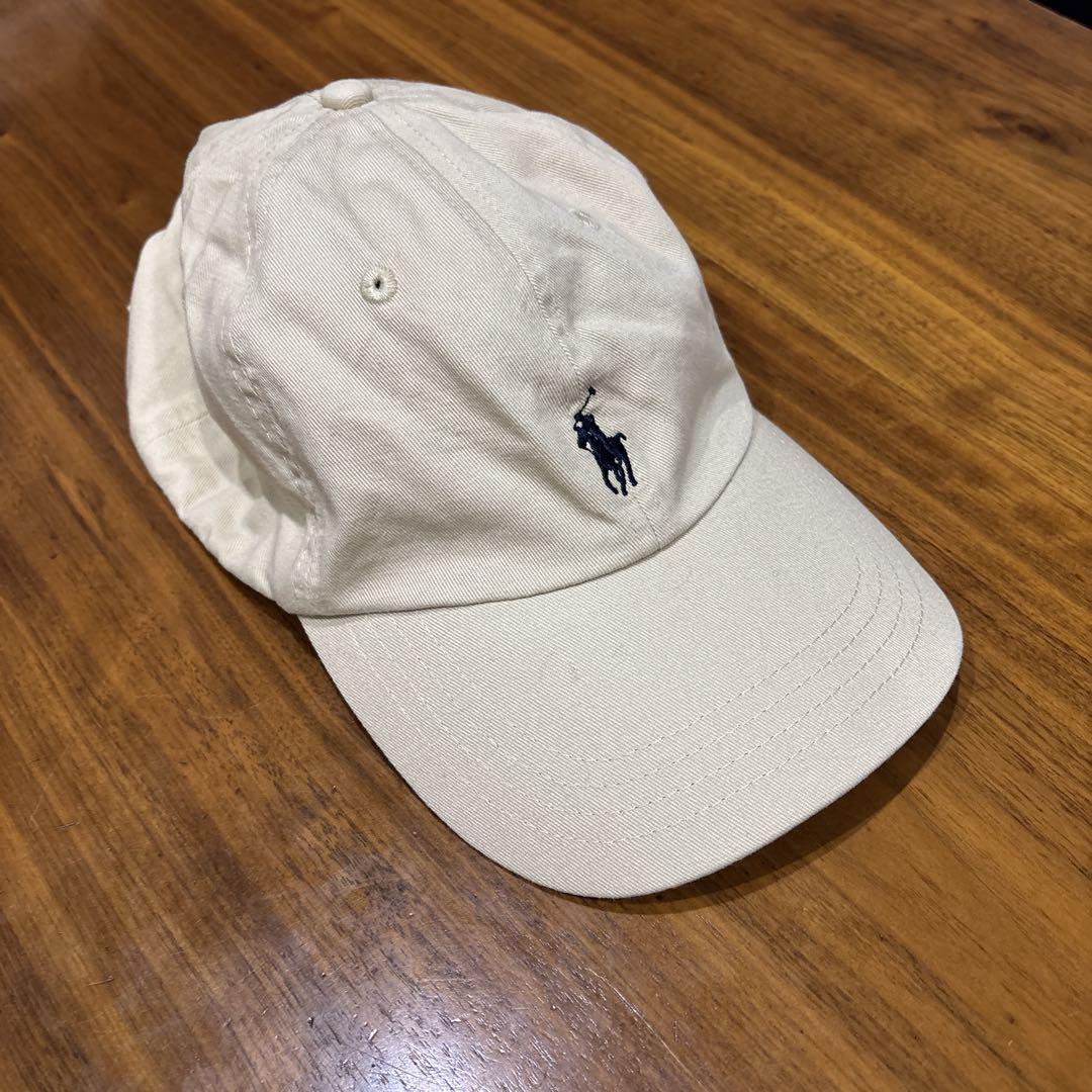 人気カラー　ベージュ　Polo Ralph Lauren キャップ