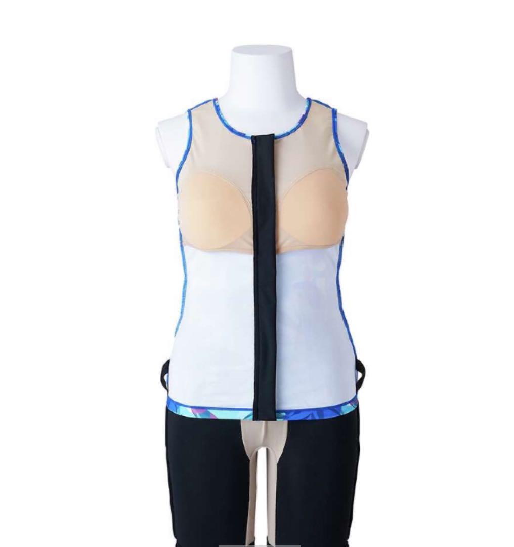新品　MIZUNO ミズノ　アクアフィットネス用セパレーツ(ボタン付)