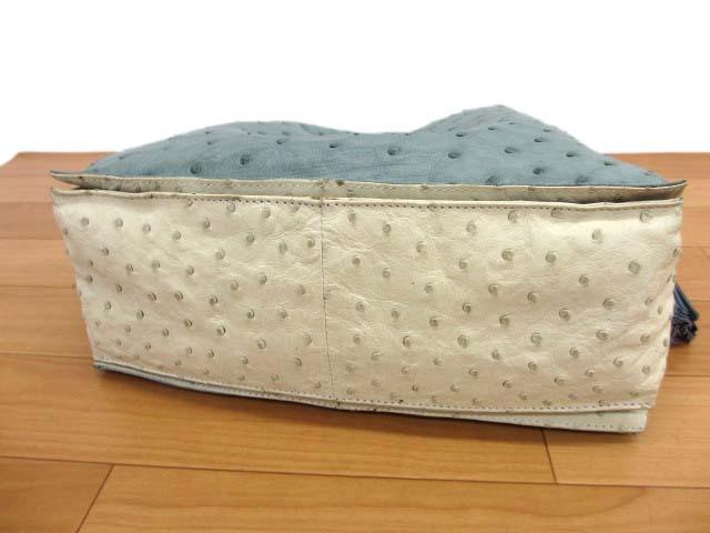 美品 ロエベ LOEWE フラメンコ オーストリッチ 巾着 ショルダーバッグ 美品 ロエベ LOEWE フラメンコ オーストリッチ 巾着 ショルダー