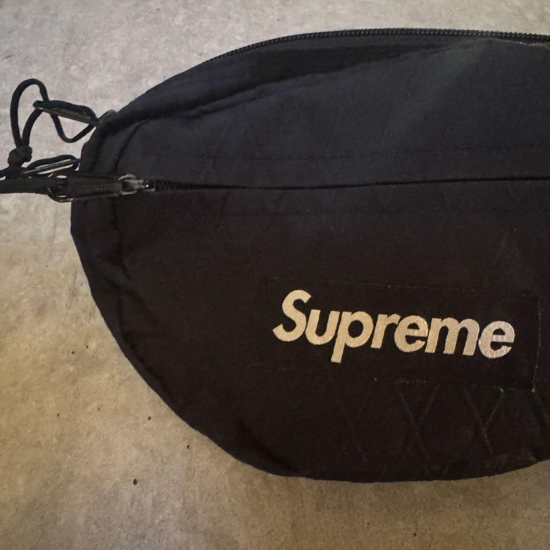 supreme waist bag ブラック
