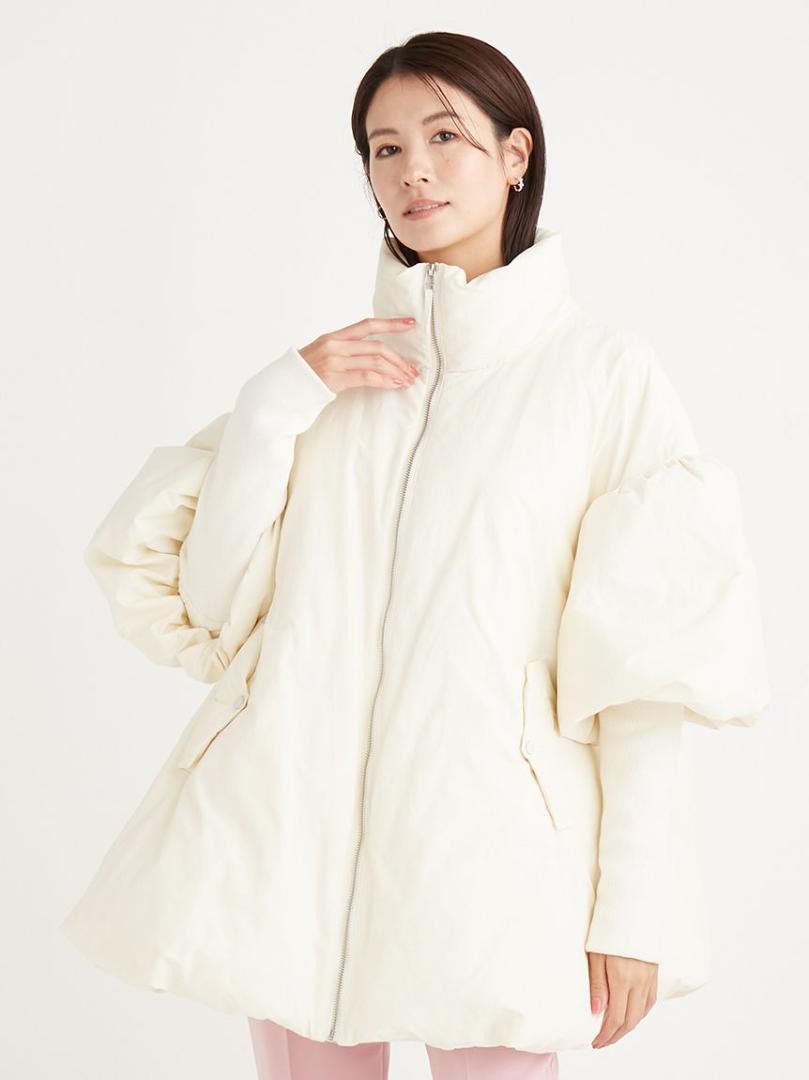 【新品】CELFORD コンフォータブルパテッドブルゾン IVR フリー
