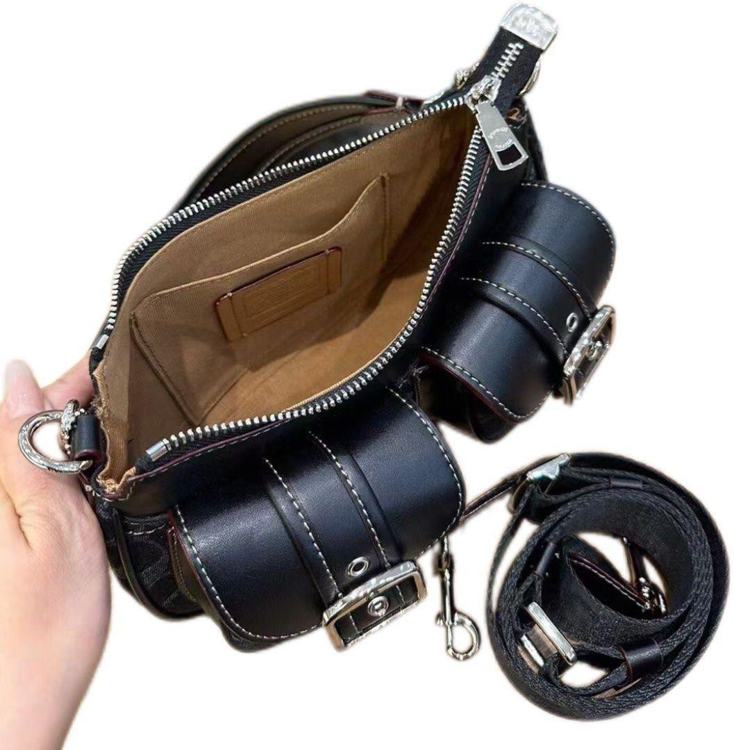 COACH シグネチャー ハンドバッグ デニム ショルダーバッグ CQ184