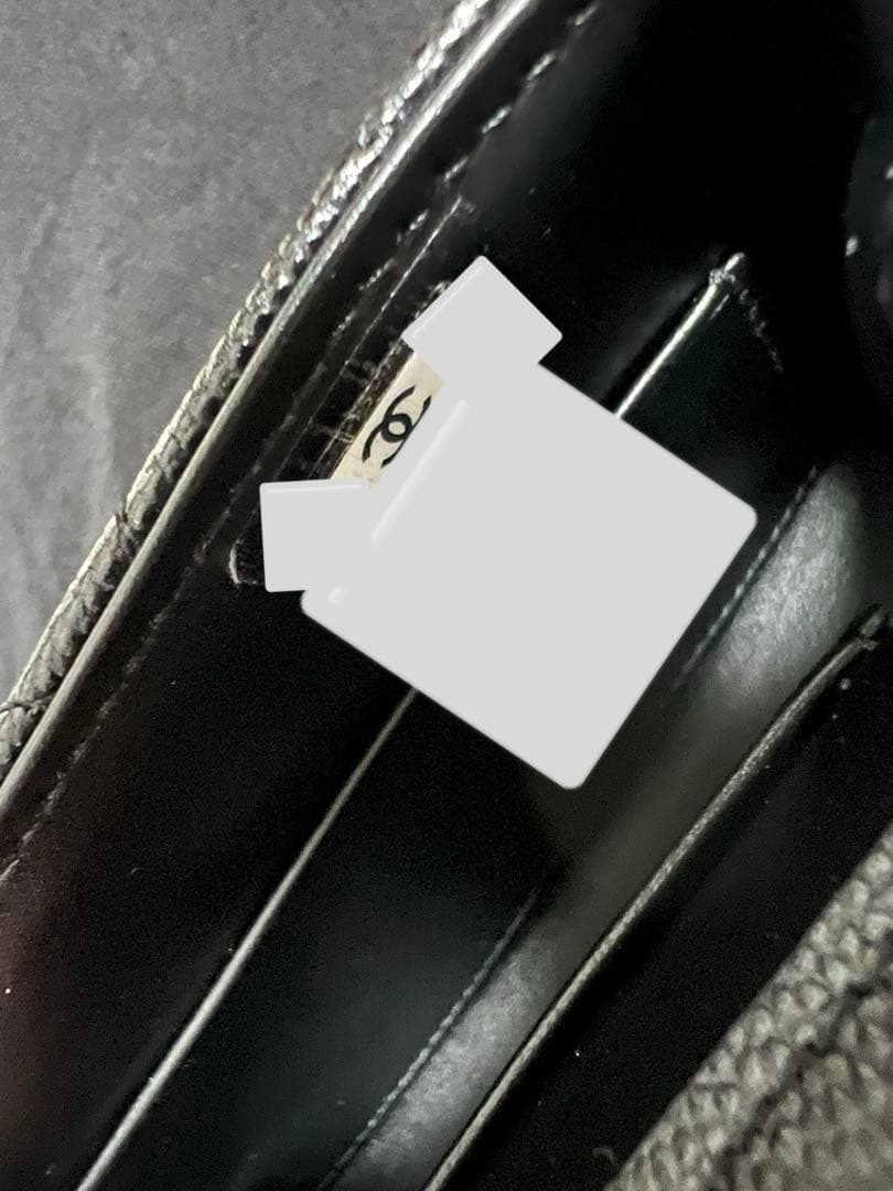 新品CHANELココハンドル14.5 キャビアスキン黒　即完売品