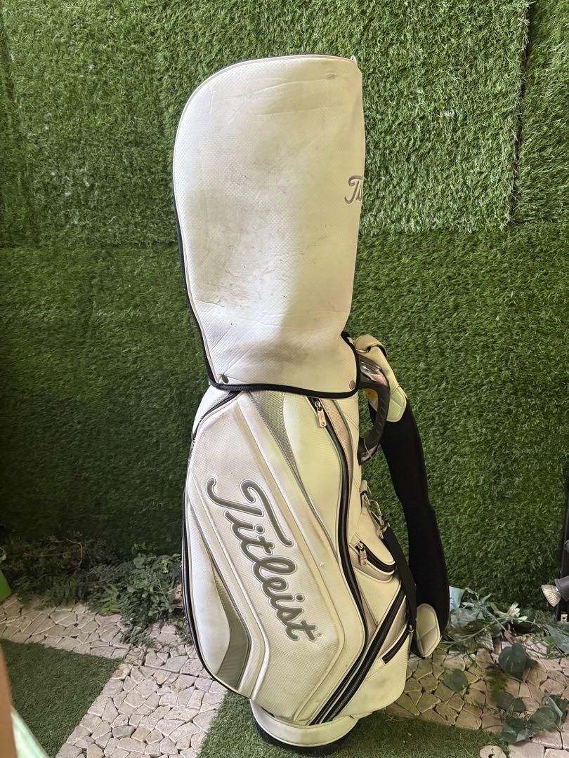 Titleist キャディバッグ ホワイト タイトリスト
