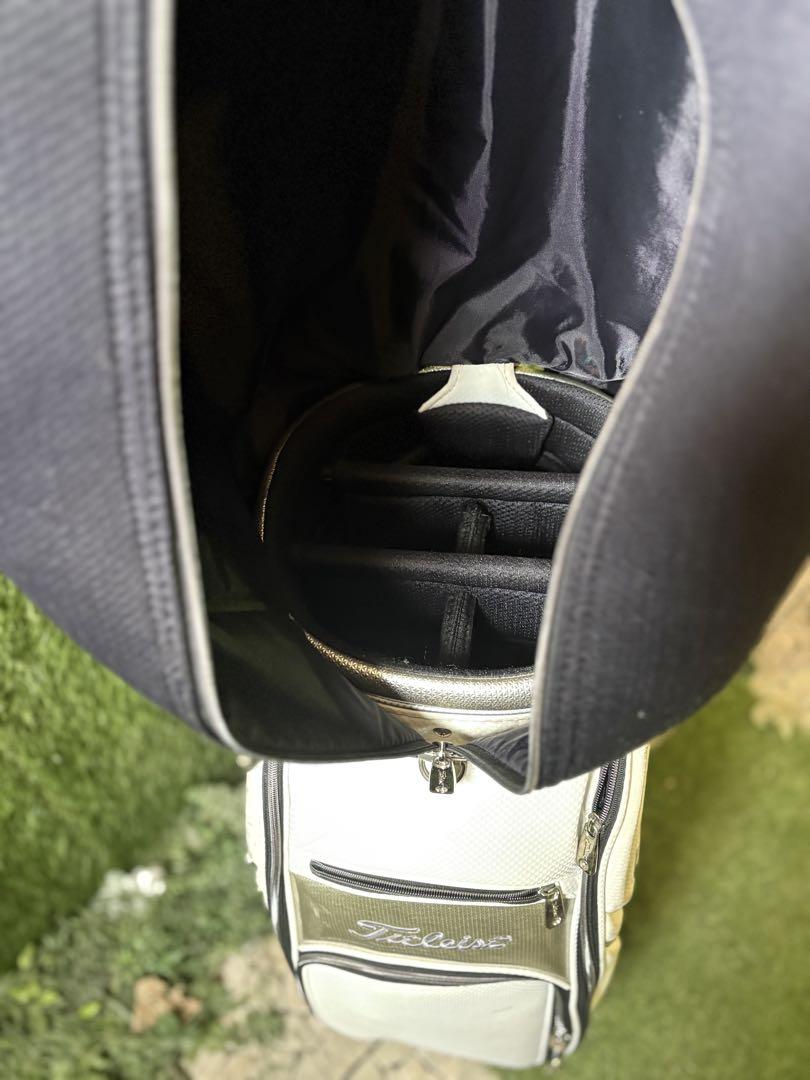 Titleist キャディバッグ ホワイト タイトリスト