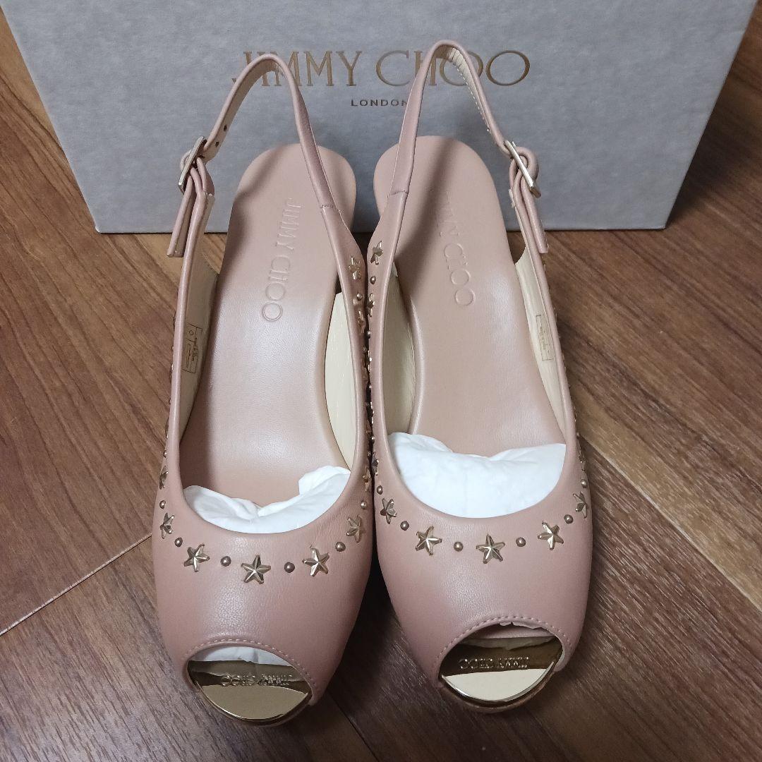 1071　JIMMY CHOO　ジミーチュウ　ウェッジソールサンダル　新品　37