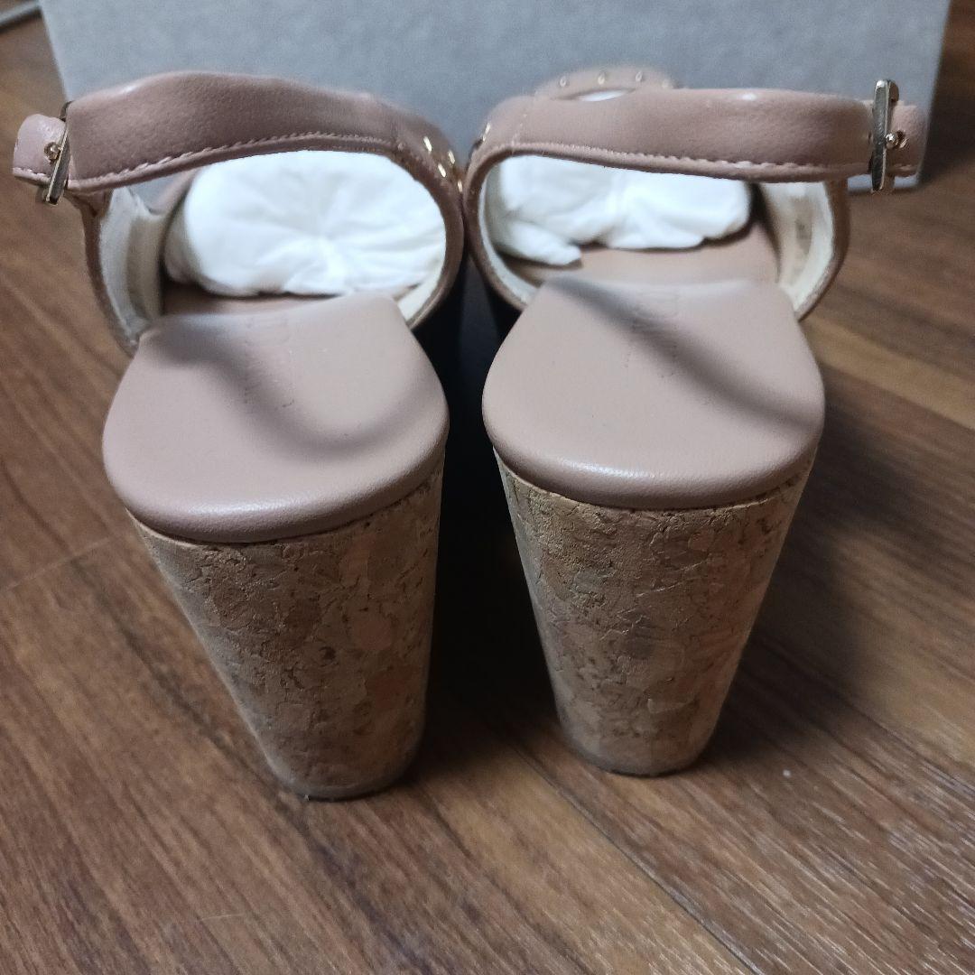 1071　JIMMY CHOO　ジミーチュウ　ウェッジソールサンダル　新品　37