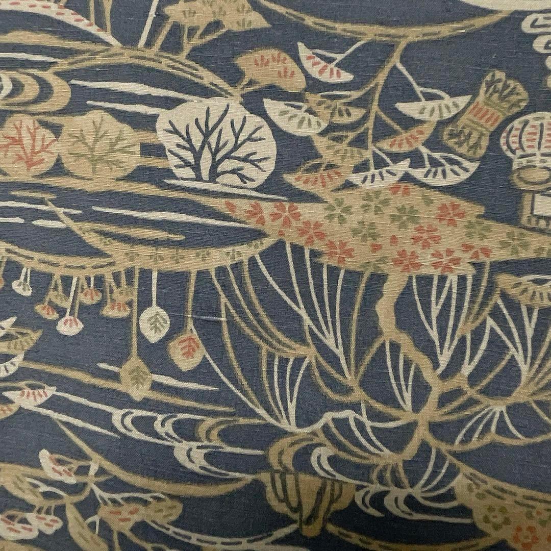 小紋　松模様　小花　山景模様　霞　橋　着物　101t