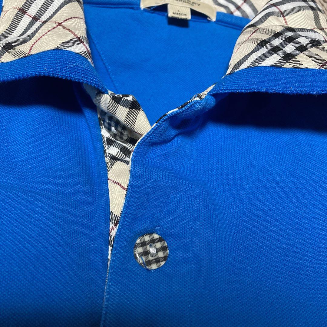 BURBERRY 素敵なpoloドレスシャツ INGLAND製　¥8999→現