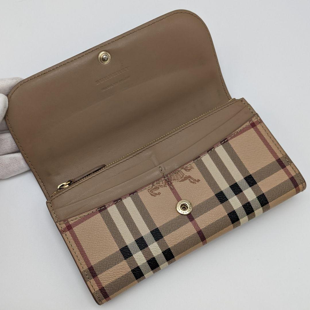 ✨BURBERRY ✨バーバリー◇折り財布◇ノバチェック◇シャドーホース