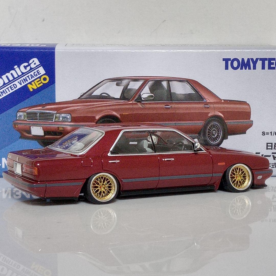 再入荷のおすすめ最新情報 TLV メルカリ - 赤メタリック 改 Y31シーマ ミニカー