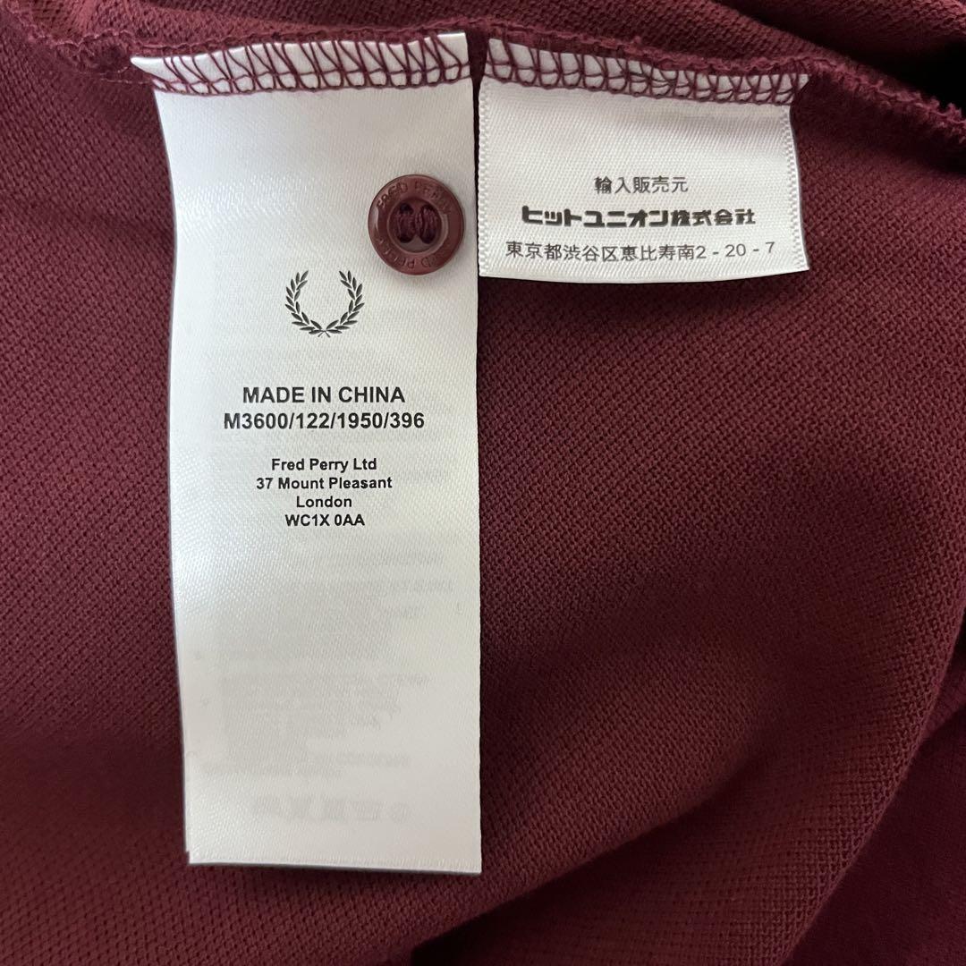 FRED PERRY ポロシャツ　ツインティップライン M