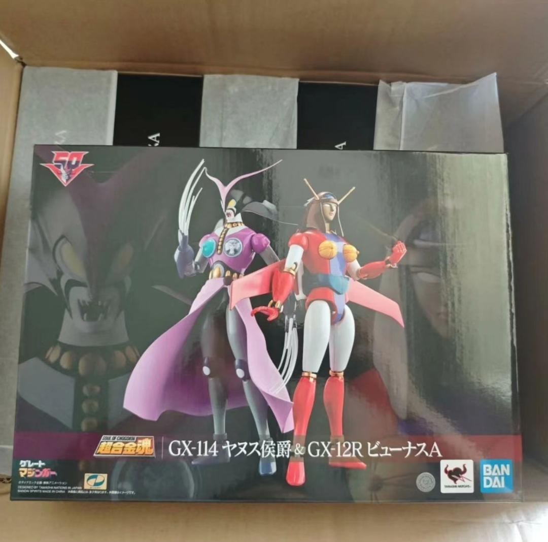 超合金魂 GX-114 ヤヌス侯爵 ＆ GX-12R ビューナスA BANDAI 超合金魂『グレートマジンガー』GX-114 ヤヌス侯爵 & GX