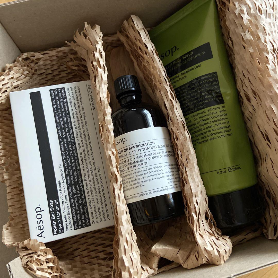 Aesop ボディケアセット　スクラブ　ジェル　ソープ