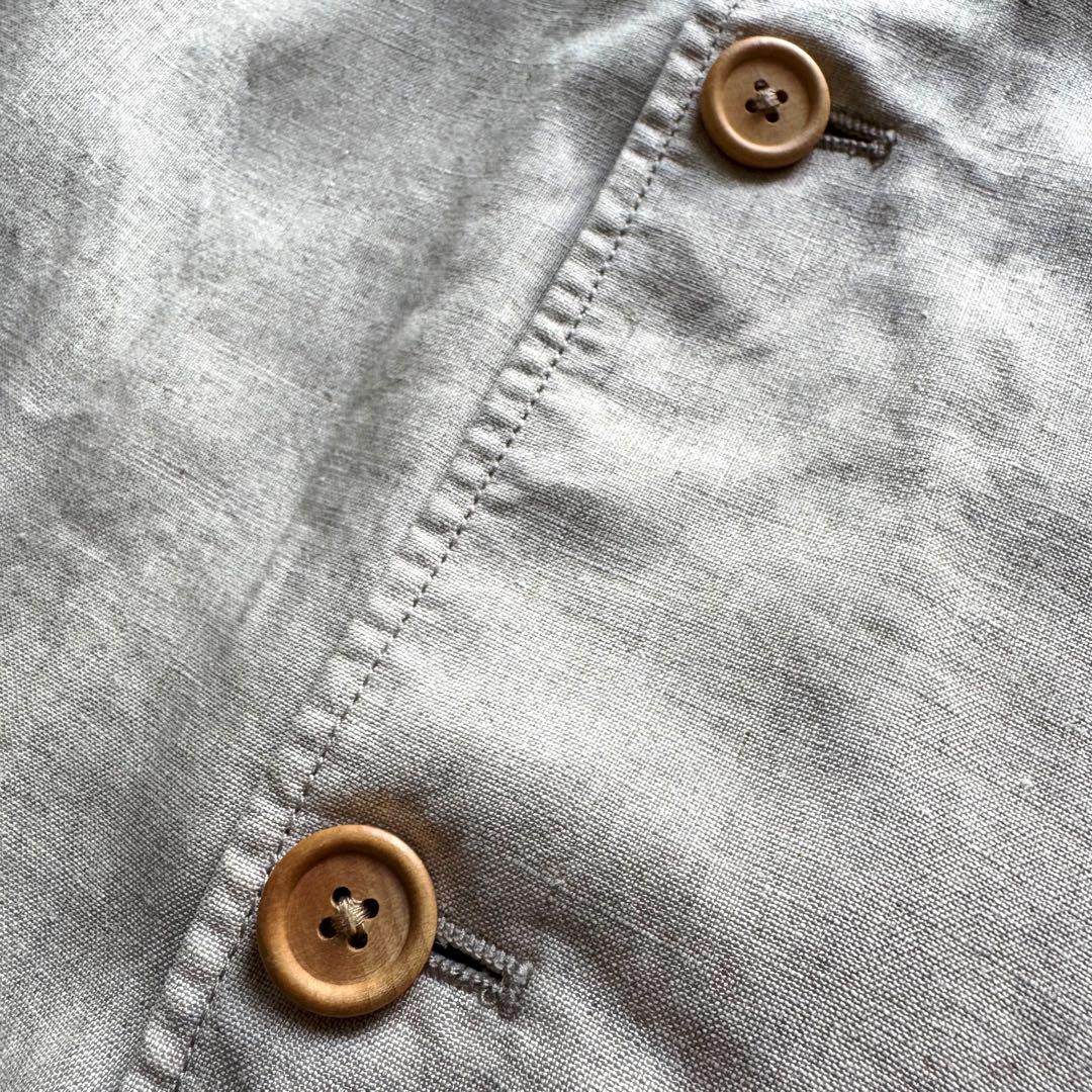 ジャケット・アウター 80s 90s EURO linen tailored jacket beige