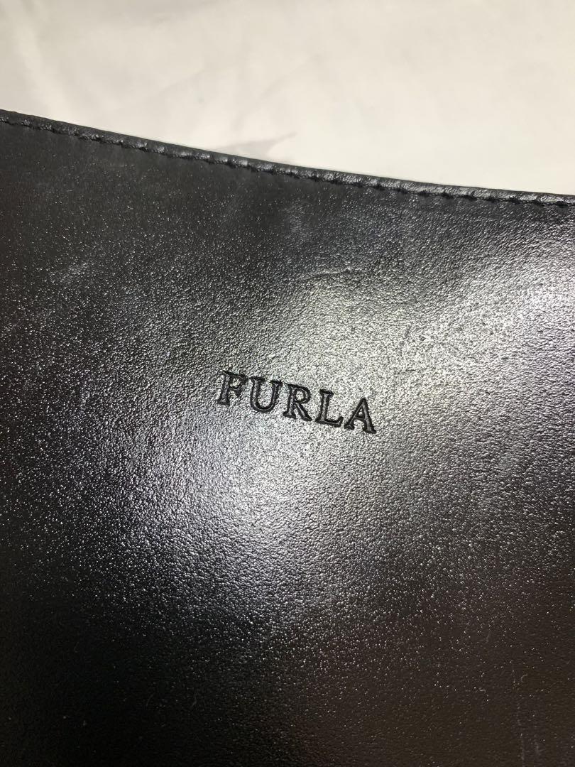 ★フルラ★ハンドバッグ　ブラック　フォーマル⭕️