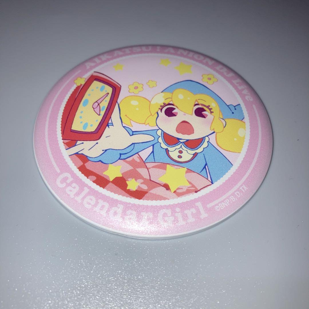 アイカツ アニON 限定 マグバッジ 星宮いちご アイカツ アニON マグバッジ 目覚まし時計 カレンダーガール