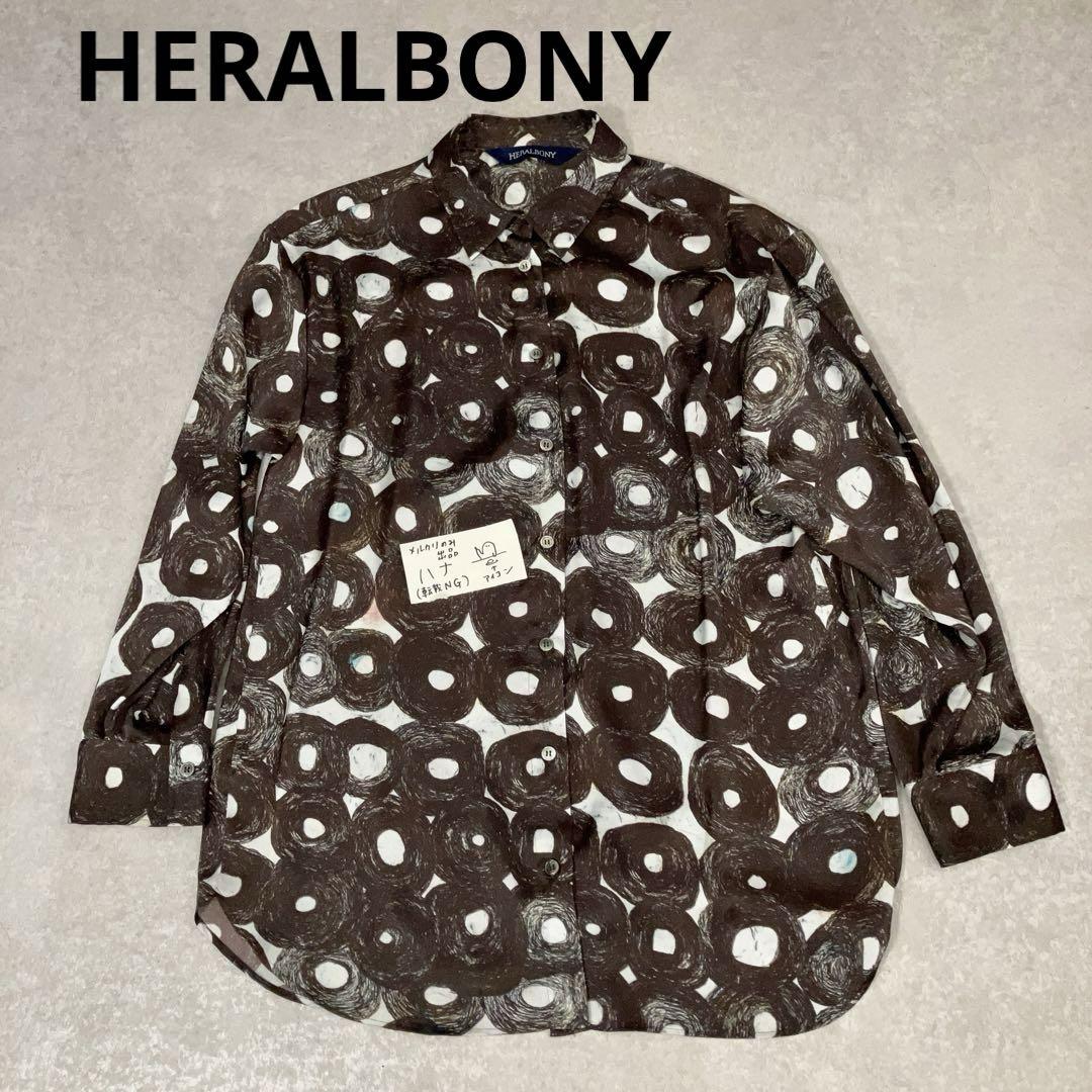 HERALBONY(ヘラルボニー)sanaesasaki、無題(丸)長袖シャツ