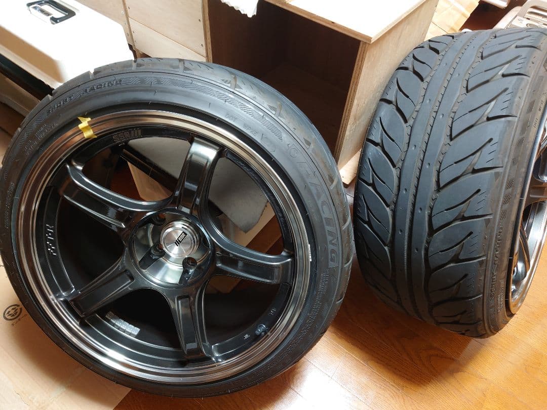 木造 SSR SSR GTX03 18インチ 9.5J +12 5-114.3 マシンドグラファイト