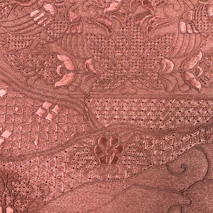 在庫 B628 汕頭 蘇州刺繍 鳳凰 CBLuN-m85047219204 正絹 袋帯 お太鼓柄 品質保証お得