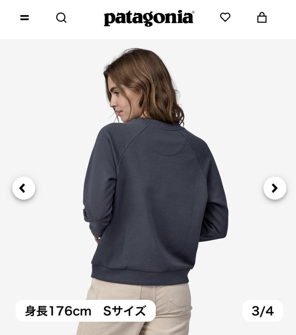 パタゴニア　レディース　コットントレーナー　Sサイズ　スウェット