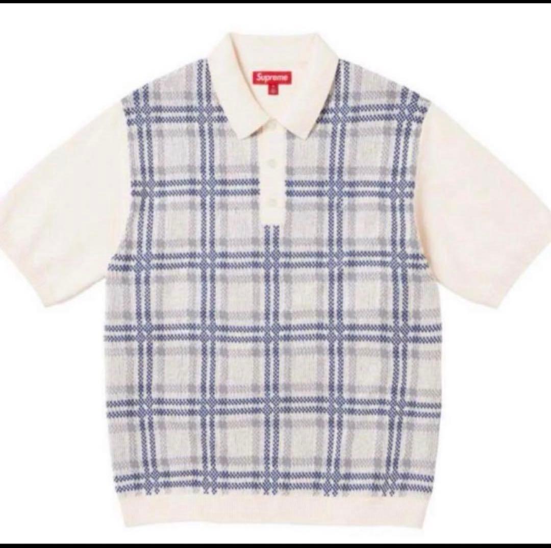 Supreme Plaid Knit S S PoloM SUPREME