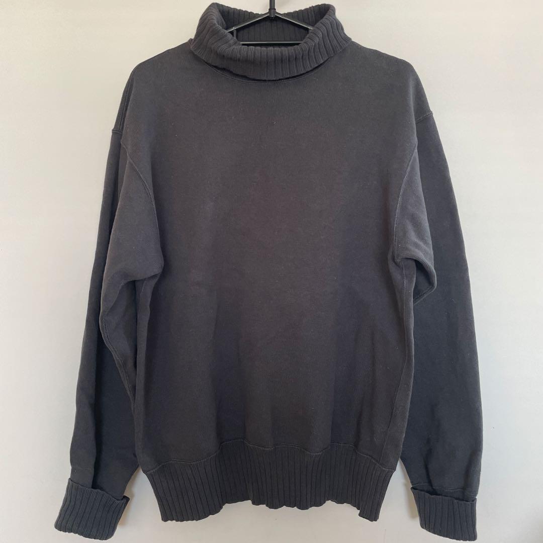 WORKERS RAF ミリタリーコットンニット Mサイズ ダークグレー
