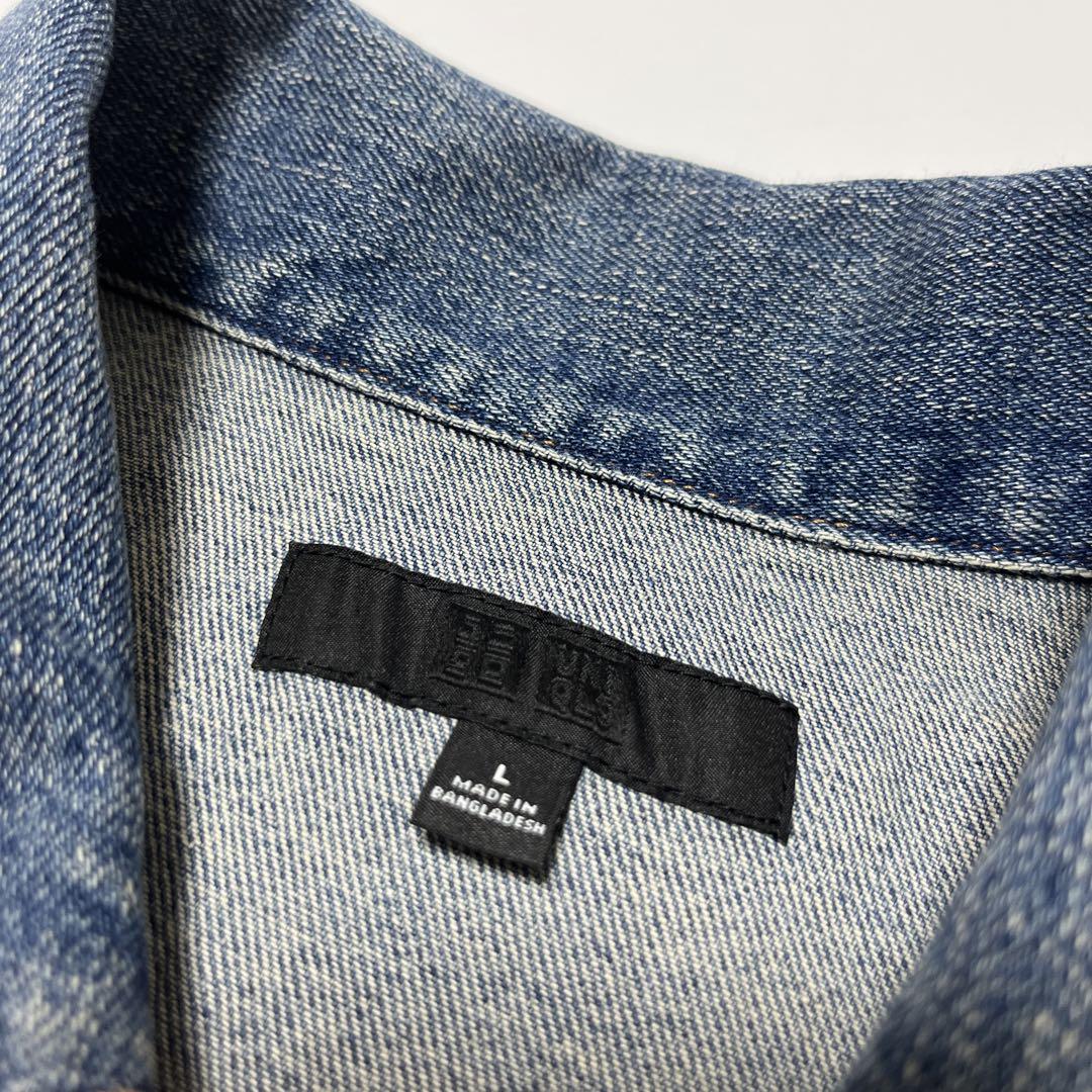 人気 UNIQLO ユニクロ 2nd セカンド デニムジャケット Gジャン L