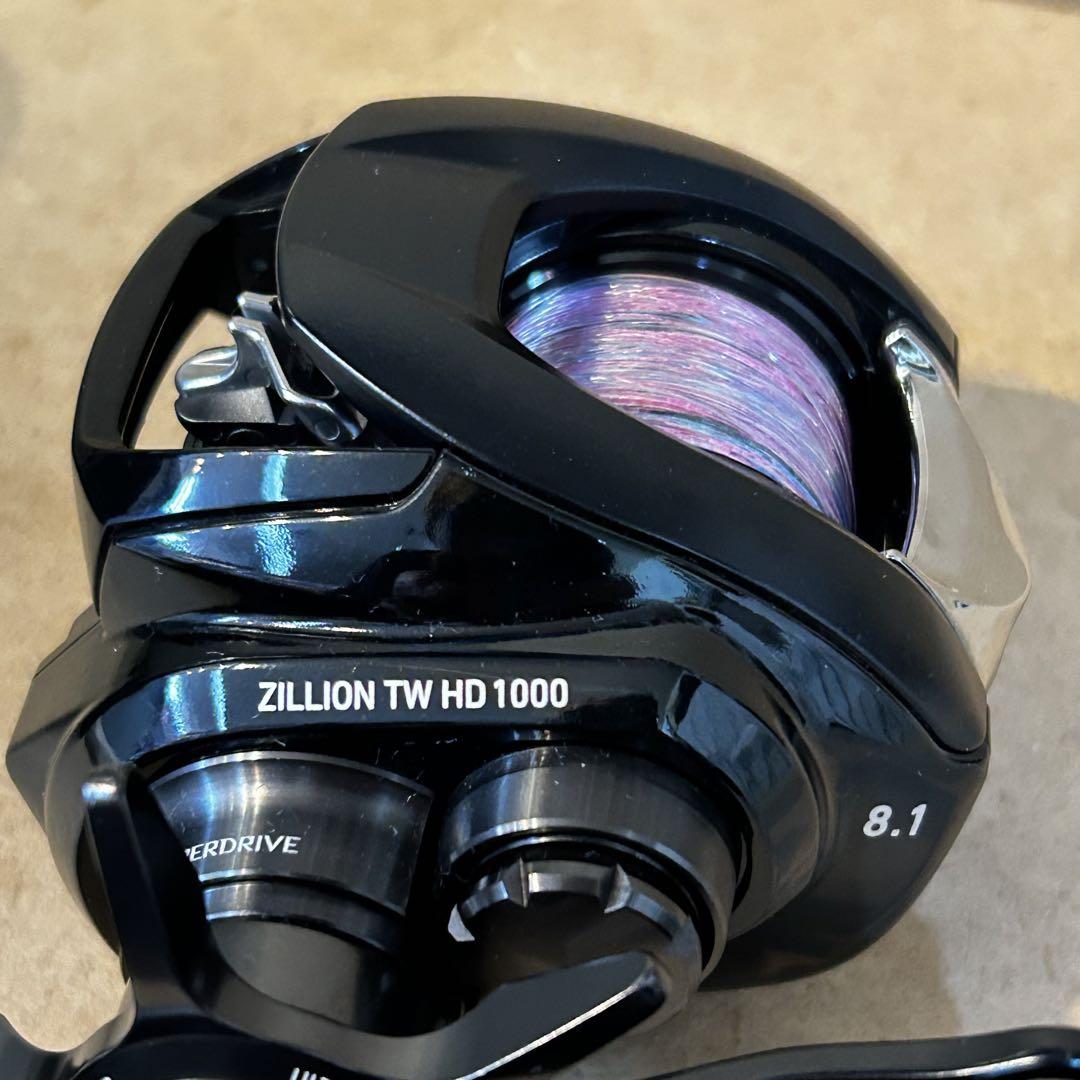 美品 ダイワ22 ジリオンTW HD 1000XHL 左ハンドル リール