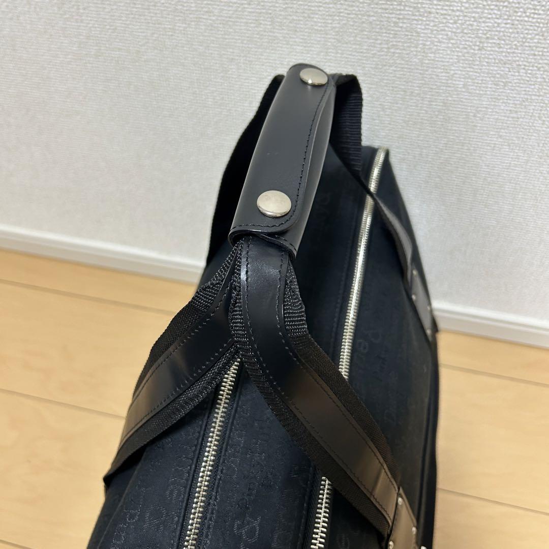 ピンキー&ダイアン　2wayバッグ　ボストンバッグ　ショルダーバッグ　黒　総柄