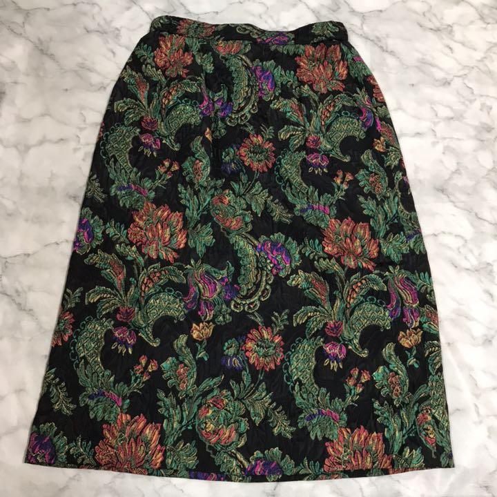 得価お買い得 ゴブラン織り 総刺繍 花柄 エスニック オリエンタル シルク混 ごついボタン M 7Wzpf-m85061955839 定番セール