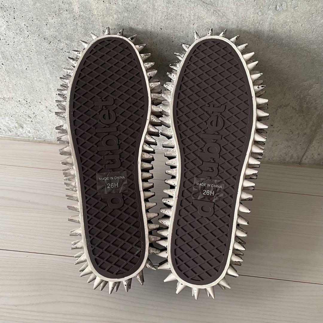 靴 doublet 24AW PORCUPINE LACE UP SNEAKER