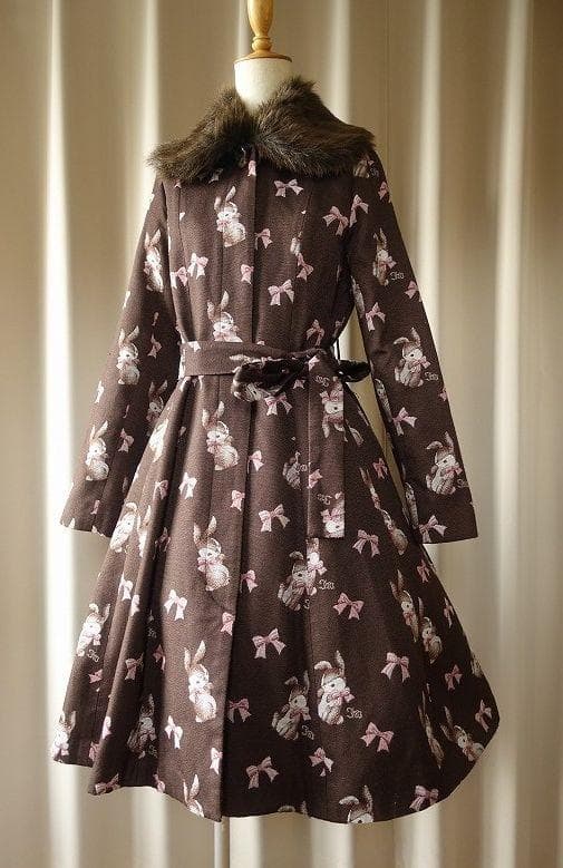 2008年作INNOCENT WORLD うさぎゴブランコートFREE SIZE・Innocent World