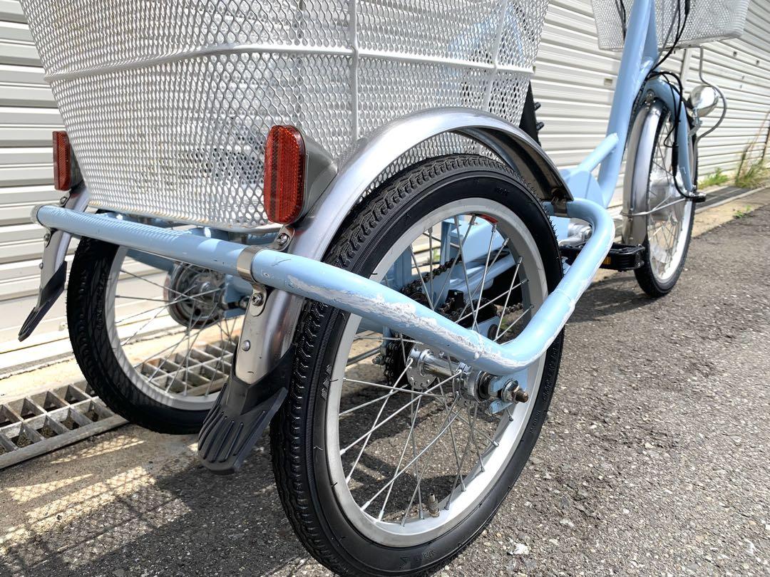 送料無料 AshirakuCharlie電動アシスト三輪自転車 動作確認済